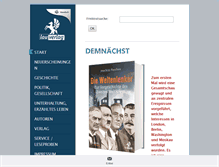 Tablet Screenshot of lau-verlag.de